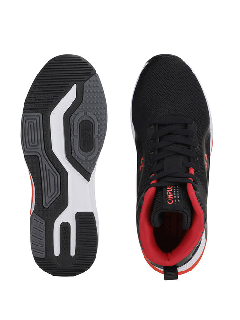 DOMS Black Men's Sneakers
